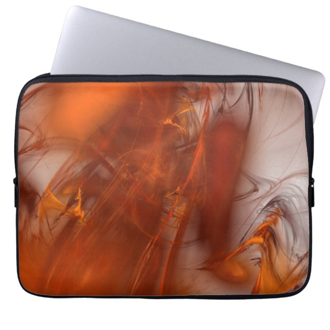 Funda Para Portátil Rust Realm Fractal y Gold (Frente)