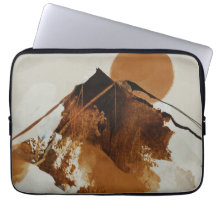 Rústico paisaje de montaña pintado