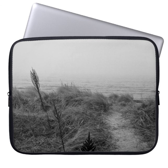 Funda Para Portátil Ruta de la playa (Frente)