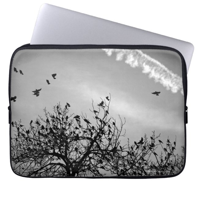 Funda Para Portátil Ruta de vuelo (Frente)