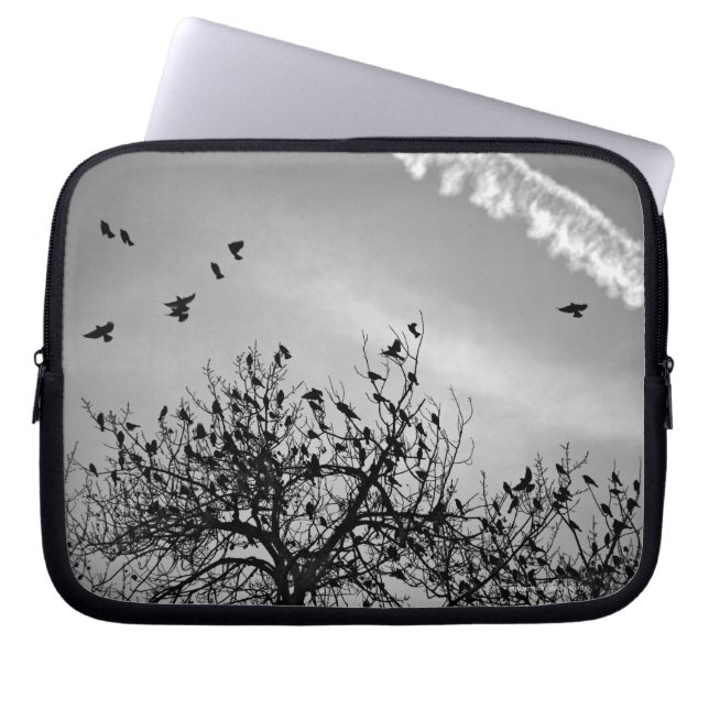 Funda Para Portátil Ruta de vuelo (Frente)