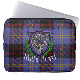 Funda Para Portátil Rutherford Scottish Clan Tartan and Crest 