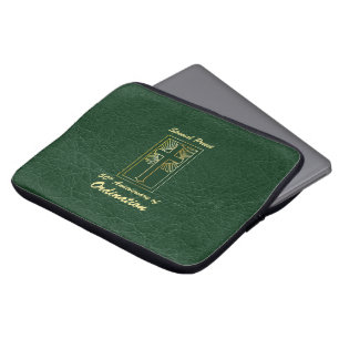 Funda Para Portátil Sacerdote 50 Aniversario del cuero natural