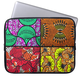 Funda Para Portátil Sacs pour électronique Wax Africain