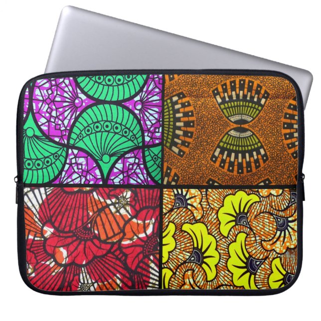 Funda Para Portátil Sacs pour électronique Wax Africain (Frente)