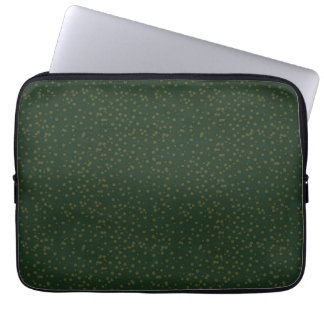 Funda Para Portátil Sage Green Polka Dots Modern Pattern