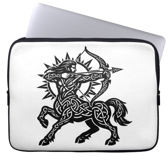 Funda Para Portátil Sagitario — El Arquero de BurnsInHell (Frente)