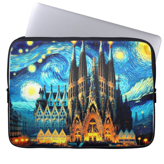 Funda Para Portátil Sagrada Familia Barcelona (Frente)
