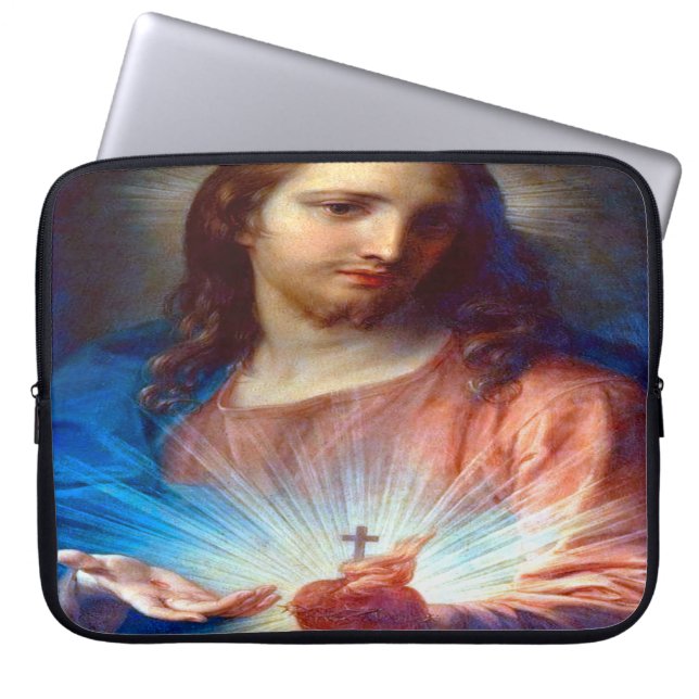 Funda Para Portátil Sagrado Corazón de Jesús (Frente)