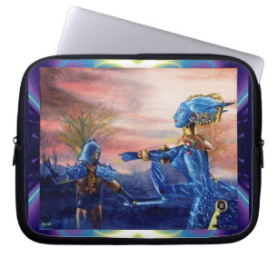 FUNDA PARA PORTÁTIL SAINT GEORGE Y ALIEN DRAGON