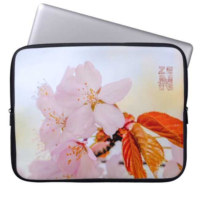 Funda Para Portátil Sakura - Flor japonesa de cerezo (Frente)