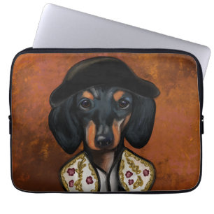 FUNDA PARA PORTÁTIL SALCHICHA PERRO