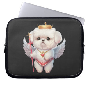 Funda Para Portátil Salchichas maltesas, amantes de los perros maltese