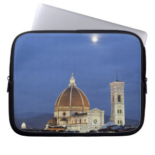 Funda Para Portátil Salida de la luna y Catedral de Florencia, Basílic