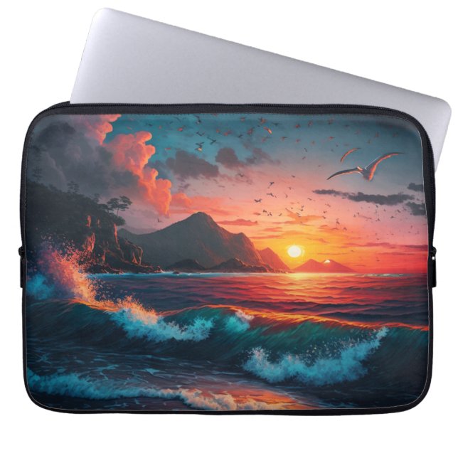 Funda Para Portátil Salmar para portátiles ISLAND SUNSET #1 (Frente)
