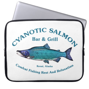 Funda Para Portátil Salmon Bar & Grill Cyanotic
