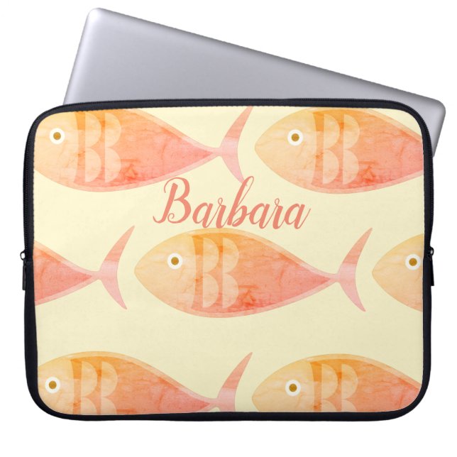 Funda Para Portátil Salmon Fish Group (Frente)