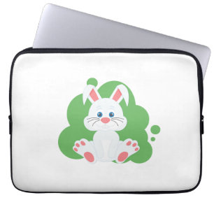 Funda Para Portátil salpicadura de conejito personalizado