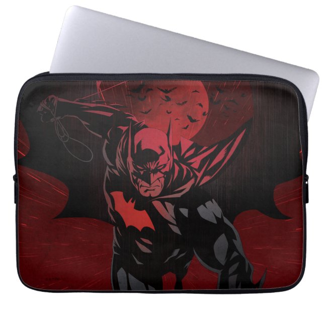 Funda Para Portátil Salto de Batman Crimson (Frente)