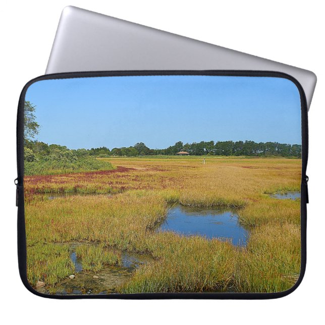 Funda Para Portátil Saltwater Marsh Laptop Sleeve (Frente)
