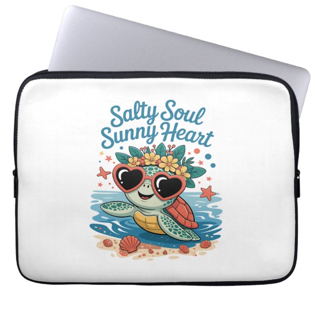 Funda Para Portátil Salty Soul Sunny Hearttle Summer (Frente)