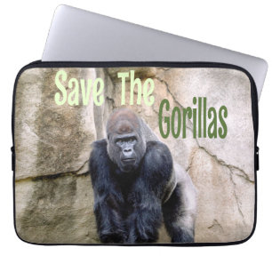 Funda Para Portátil Salvemos a los gorilas