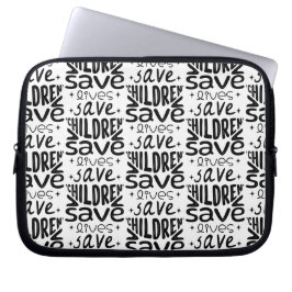 Funda Para Portátil Salven niños, salven vidas