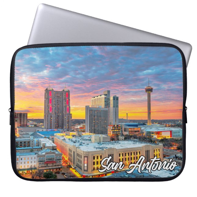 Funda Para Portátil San Antonio, Texas, Estados Unidos (Frente)