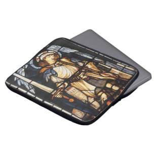Funda Para Portátil San Miguel de Burne Jones, arcángel del vintage