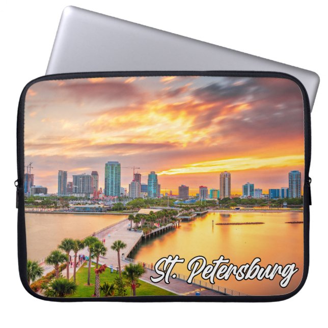 Funda Para Portátil San Petersburgo, Florida, Estados Unidos (Frente)