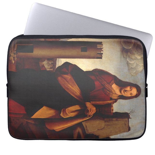Funda Para Portátil Santa Bárbara por Giovanni Antonio Boltraffio (Frente)