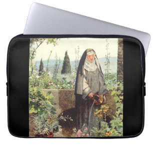 Funda Para Portátil Santa Clara de Asís: Patrona de la Televisión