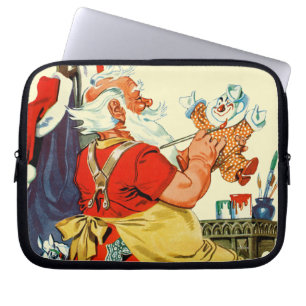 Funda Para Portátil Santa en el trabajo