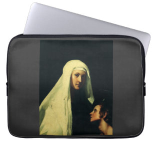 Funda Para Portátil Santa Francesca de Roma Ángel de la Guarda Arte Fi