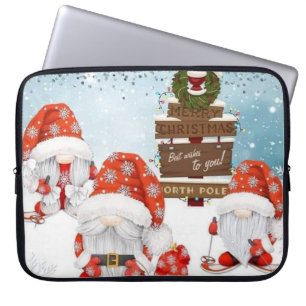 Funda Para Portátil Santa Gnomes Merry Christmas Laptop Bag