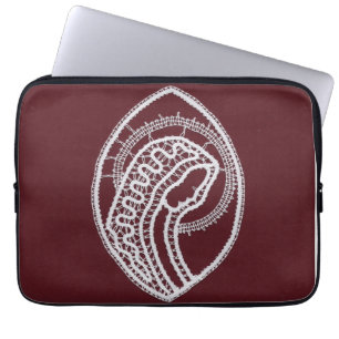 Funda Para Portátil Santa María de la Virgen, encaje