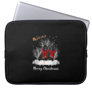 Funda Para Portátil Santa Terranova Pareja Feliz Regalo de Perro de Na