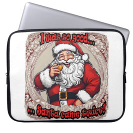 Funda Para Portátil ¡Santa vino dos veces!