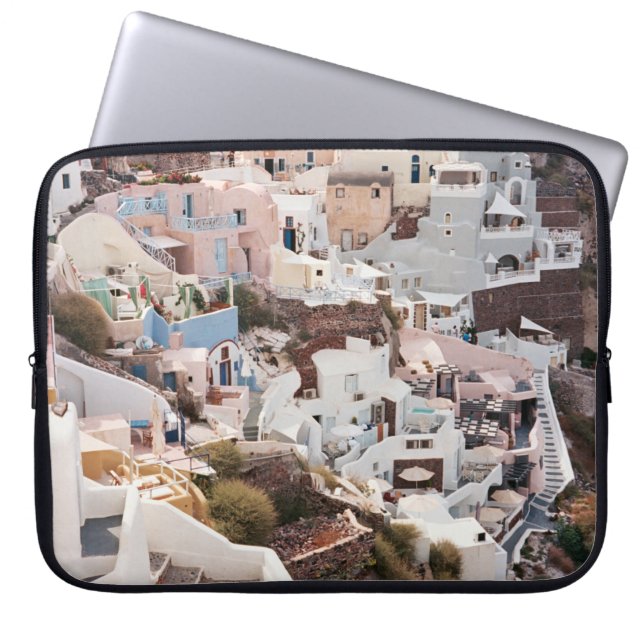 FUNDA PARA PORTÁTIL SANTORINI GRECIA (Frente)
