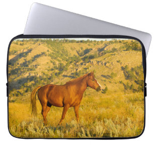 Funda Para Portátil Santuario de Caballos Salvajes.