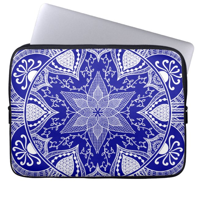 Funda Para Portátil Sapphire Mandala (Frente)