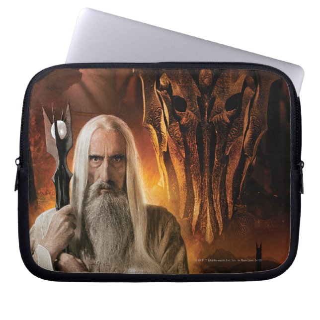 Funda Para Portátil SARUMAN™ y sus enemigos (Frente)