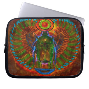 Funda Para Portátil Scarab Scarab escarabajo sagrado antiguo Egipto ma