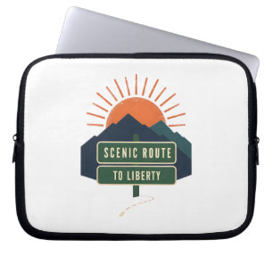 Funda para portátil Scenic Route To Liberty