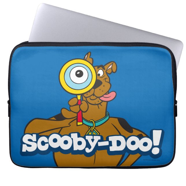 Funda Para Portátil Scooby-Doo Con Vidrio De Aumento (Frente)