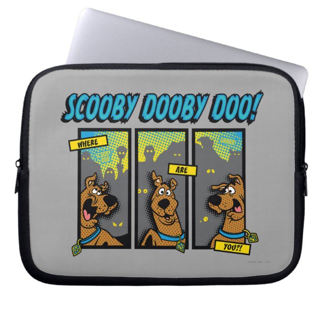 Funda Para Portátil Scooby-Doo ¿Dónde Están Los Paneles De Cómic? (Frente)
