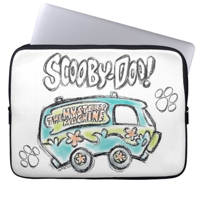Funda Para Portátil Scooby-Doo | Mystery Machine Sketch (Frente)