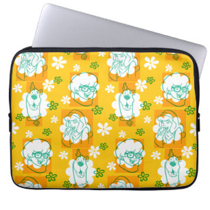 Funda Para Portátil Scooby-Doo Patrón floral de caracteres