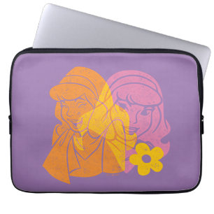 Funda Para Portátil Scooby-Doo Retrato de flores de Daphne