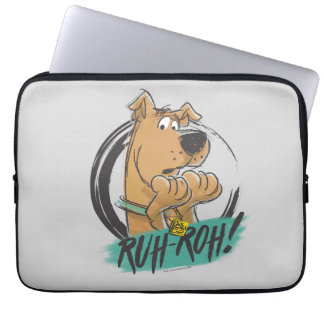 Funda Para Portátil Scooby-Doo "¡Ruh Roh!" Esbozo de marcadores